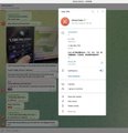 A screenshot of a social media post by user "radmuna" featuring text that reads "On god North Korea was behind it" alongside a small dark profile picture, presented in what appears to be a mobile interface with various app notifications and a yellow bar visible in the periphery.
