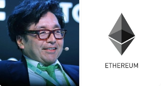 The image features Tom Lee alongside the Ethereum (ETH) logo, visually tying him to the cryptocurrency. This complements the post's news about his company Bitmine accumulating 10,399 more ETH, bringing its total holdings to 5.8 million ETH as institutional Ethereum accumulation accelerates.