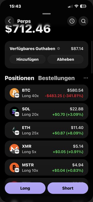"This might be a warning sign for some Bitcoin enthusiasts, as there seems to be a significant drop in the Bitcoin value," reads the caption above an image of different cryptocurrency values against each other, with the largest decrease being Bitcoin at $77,837.82 and another coin called ETH losing value quickly. The caption also hints that long-term investors may benefit from selling ETH and only watching if it becomes a safe haven during times of market turbulence or uncertainty.