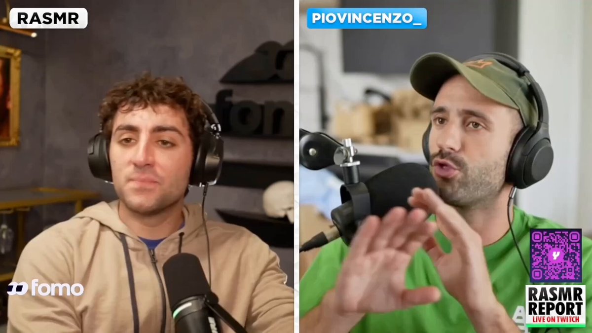 The image shows two men wearing headphones, with one man speaking into a microphone while the other listens attentively. The text "Pio reveals why it's impossible for Michael Saylor to get margin called" is present, indicating that Pio has provided information about Michael Saylor's chances of winning a bet or challenge related to their conversation.