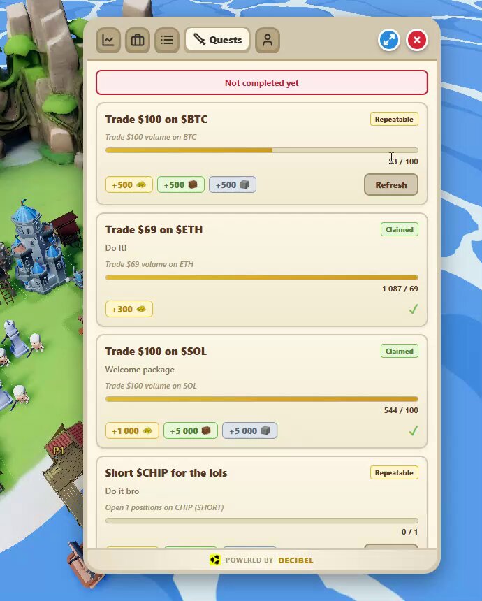 In this screenshot of an interactive trading guide for a video game called Clash of Perps, there are several buttons and options displayed that may be useful for players who wish to trade in the game. One of these options involves listing available trades or offering trade packages. The other option focuses on optimizing a player's performance by suggesting ways to allocate resources effectively. The trading guide also offers advice on how to increase volume when trading gold within the game, as indicated by the phrase "Focus on what is in the image and how it relates to the post."