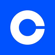 The Coinbase logo, a white 'C' shape on a solid blue background.