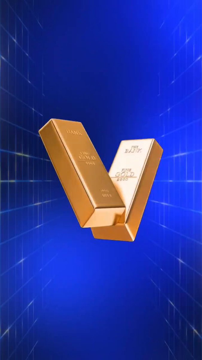 The image features a gold bar with two sides open, floating in mid-air against a blue background. The gold bar appears to be made of pure gold or at least has a shiny appearance. The image also includes text that reads "Some people wait for the perfect dip Some people just stay consistent If nothing goes your way, stay consistent Start your Crypto SIP from ₹100 - daily, weekly, or monthly only on CoinDCX #CryptoSIP #CoinDCX #Bitcoin #CryptoInvesting #SIP". The gold bar's position and the text in the image suggest that it is related to a cryptocurrency investment opportunity.