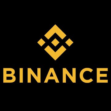 The image shows the Binance logo with its distinctive gold diamond-shaped symbol and "BINANCE" text on a black background, representing the cryptocurrency exchange mentioned in the post regarding its decision to delist several tokens including $ACX, $HFT, $PIVX, $PYR, $VANRY, and $VIC.