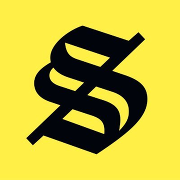 A stylized black "S" logo on a bright yellow background, representing the Solflare wallet brand, accompanies the announcement that Solflare has surpassed $50 million in trading volume since launch.