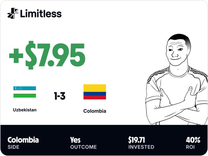 The image features a cartoon depiction of a man with crossed arms standing against a white background. The man appears to be wearing a white shirt, which contrasts with his black hair. In front of him, there are three flags - one representing the United States, another representing China, and the third representing Ukraine. The text "Limitless" is written in green at the top of the image, while "I feel Limitless!" is written in white below it.