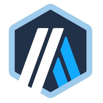 A hexagonal logo with a stylized "A" in white and blue, representing Arbitrum, which the post highlights as leading the stablecoin market cap surge with $180.7M added in the past 24 hours.