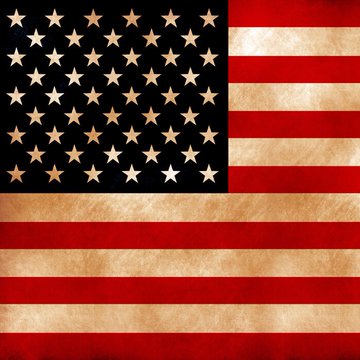 A weathered American flag with faded stars and stripes, symbolizing the U.S. financial system. The image complements the post about the recent $88.2 billion drop in U.S. bank reserves, visually representing the nation whose banking sector experienced this significant decline between September 23 and 30.