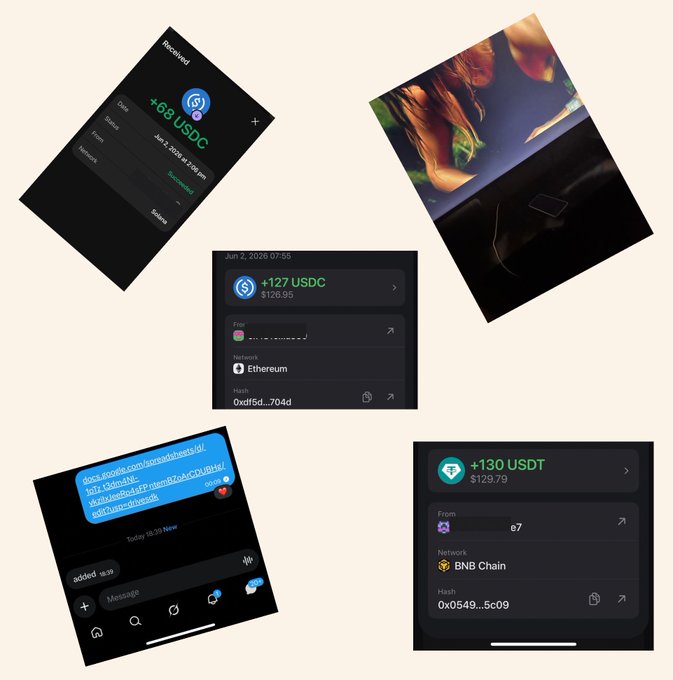 The image consists of six photographs showcasing various aspects of daily life as well as some money transfers or transactions. The photos include one depicting a person playing with a cell phone, another showing someone using social media platforms like Twitter and Facebook, an additional photo illustrating someone sending messages via instant messaging apps such as WhatsApp, a screen shot from a chat application, a screenshot of a text message conversation, and finally, a photograph highlighting the time spent on a game. These photos provide a glimpse into how people are interconnected in their daily routines, whether through digital communication, online activities or virtual experiences.