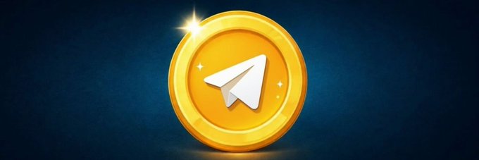 A golden coin featuring the iconic white Telegram paper airplane logo is prominently displayed against a dark blue background, serving as the banner image for the Solana token $Telegram on Moby.