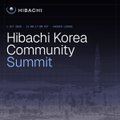 A dark blue promotional banner for the "Hibachi Korea Community Summit" with the Branch logo visible in the top left corner.
