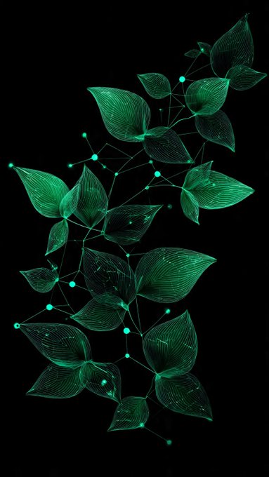 The image features a stylized, glowing green digital illustration of leaves interconnected by a network of nodes and lines against a black background. This visual metaphor of a connected, growing network aligns with the post's discussion of Canopy Network (CNPY) addressing multiple blockchain friction points—shared security and progressive sovereignty—much like interconnected leaves forming a unified yet evolving system.