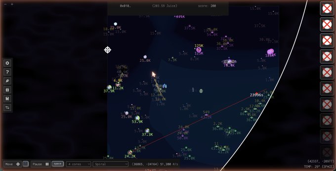 A screenshot of the browser game 'diep.io' showing a tank gameplay session on date '40318' with a score of 260, displaying various enemies and stats.