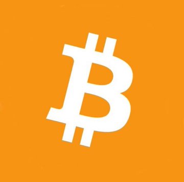 The image shows the white Bitcoin logo on an orange background. This visually represents Bitcoin, the cryptocurrency discussed in the post where VanEck predicts its price will rise significantly and advises clients to build positions.
