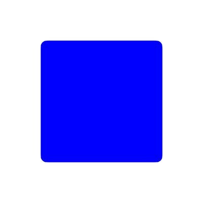 A solid blue square, the signature color and minimalist branding of the Base logo, visually anchors the post's bullish sentiment toward the @base Ethereum L2 network.
