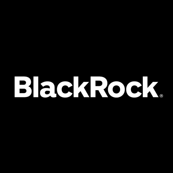 The image shows the BlackRock logo with white text on a black background. The logo directly relates to the post, as BlackRock is highlighting AI's potential to drive growth in digital assets through machine-native payments and tokenized infrastructure.