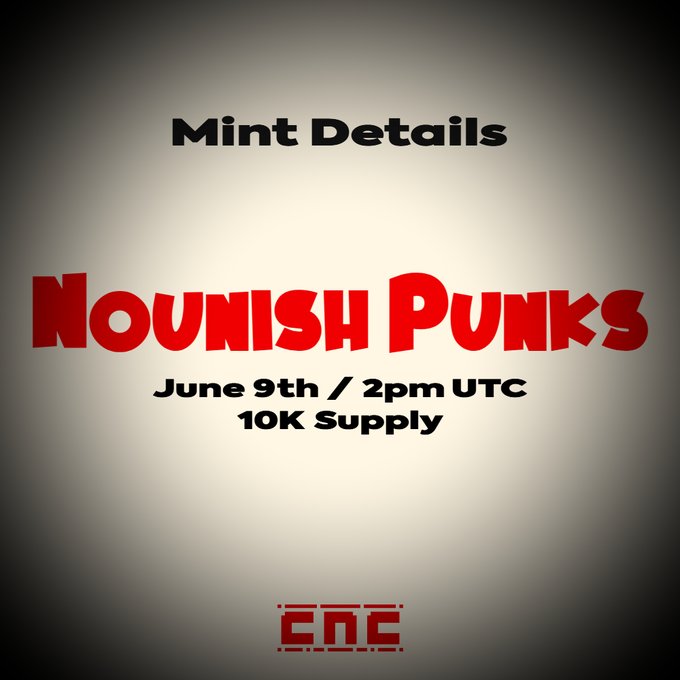The image features a poster for an event called "Nourish Punks" that takes place on June 9th at 2 pm. The poster includes information about the event, such as its name, date, time, and location. It also mentions that there is a 10K supply available for attendees to enjoy during the event.