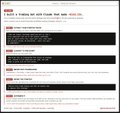 A screenshot of a dark-themed text document or forum post containing dense paragraphs of text.