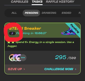 In this image, there is a screenshot of a computer screen displaying an online store's website. The user is navigating through a shopping list feature for sneakers and is about to check out or make a purchase. There are several options available on the website, including different sneaker styles and colors. The user has selected the red option that says "Step N° Challenge Capsule" as their choice of footwear. They have also left an encouraging comment below the product selection.