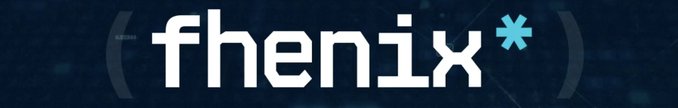A banner-style graphic displays the “fhenix*” logo in white with a light-blue asterisk on a dark background. It accompanies the announcement that Fhenix’s CoFHE is live on Ethereum and Arbitrum mainnets.