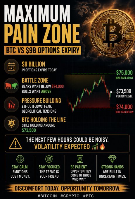 "Bitcoin sits where the market wants maximum pain."