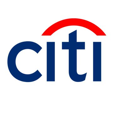The Citi logo — the iconic blue text with a red arc overhead — displayed against a white background, visually representing the $2.8 trillion banking giant mentioned in the announcement about launching a digital asset custody service starting with Bitcoin.