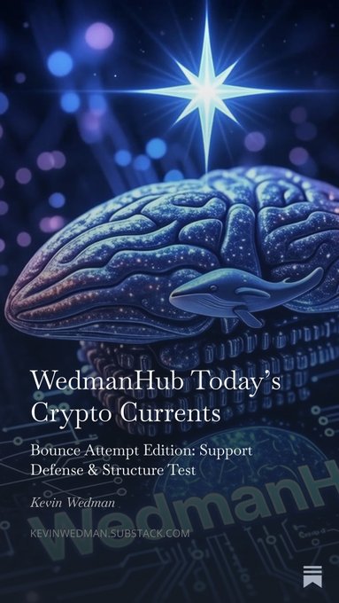 The image features a brain-shaped object with a starburst design, which appears to be a part of a book cover titled "WedmanHub Today's Crypto Currents". The title suggests that this book is about cryptocurrency and its current state. The brain-shaped object serves as an eye-catching visual element on the cover, drawing attention to the content within the book.