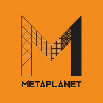 A graphic logo for "METAPLANET" displayed on an orange background, featuring a stylized letter "M" composed of geometric triangle patterns transitioning into a halftone dot design. The image relates to the post, which discusses Metaplanet scaling back its executive compensation plan by cutting 131 million potential shares from its Series 10 options in response to shareholder criticism.