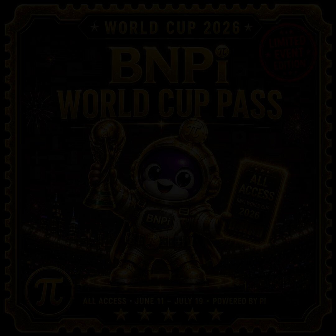 An advertisement for a World Cup pass that includes two golden coins, one of which is placed on an elf wearing a spacesuit. A post-it note with some information can be seen near the bottom left corner. The primary focus of this post description appears to be promotional and related to the BNPi World Cup Pass offered by this particular advertisement service.