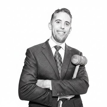 A man in a suit holds a gavel while smiling at the camera. The image visually reinforces the caption's message about ethical and regulatory clarity in Washington, with the gavel symbolizing lawmaking and the "CLARITY" emphasis tied to Matt Cole's perspective on bitcoin policy.