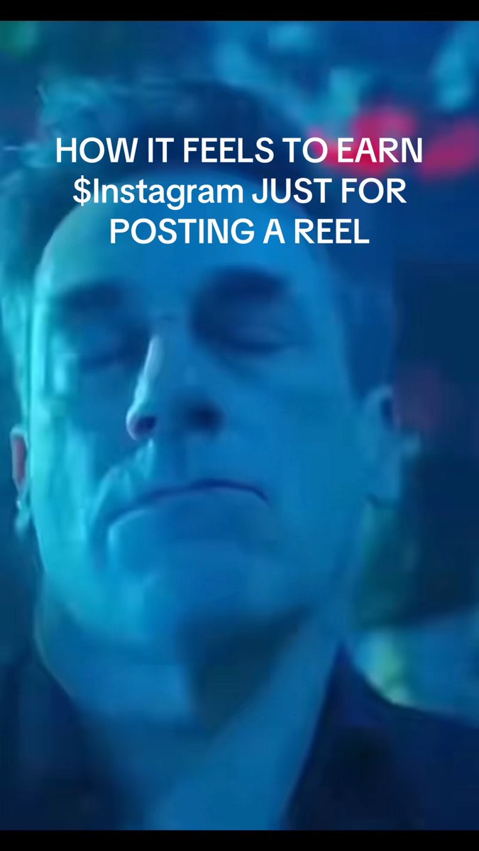 A duplicate of the first image: Will Smith bathed in blue light with text reading 'HOW IT FEELS TO EARN $Instagram JUST FOR POSTING A REEL'.