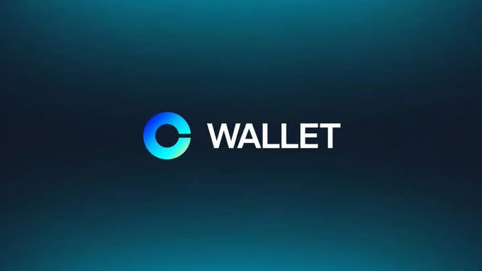 A logo on a dark teal background displays a blue circular icon next to the word 'WALLET' in white text.