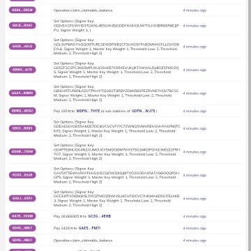 The image displays a webpage with a screen shot of a text document that seems to be about cryptocurrency or Bitcoin. The text provides information about "Set Options" and "Signer Keys", along with the term "Pi Network". This might possibly relate to the concept of multisig wallets, which are introduced in the following sentences: "Multisig wallets are officially appearing on Pi Mainnet!". A brief caption states that over an hour ago, many transactions were confirmed.