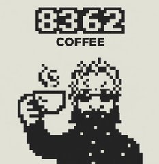 The image features a man with a beard wearing sunglasses holding a cup of coffee. The text "Kancuno bringing his own branded coffee from Italy to Lisbon" is written above him, indicating that he has created his brand around coffee. The post also mentions that the coffee is called "8362 Coffee," which could be an error or a reference to a specific edition or release number.
