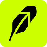 A simple lime green app icon featuring a black stylized leaf or pen logo.