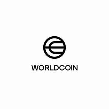 "Worldcoin" logo with a black circle containing an "E". Below, there's text that reads "BREAKING: Worldcoin $WLD has added roughly $350M in market cap in the past 48 hours."