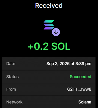 A "Received" transaction confirmation showing +0.2 SOL successfully transferred on the Solana network on Sep 3, 2026, from address G2TT...rww8, documenting the minimum presale purchase of $NUKEBULL tokens at the rate of 110M tokens per SOL.