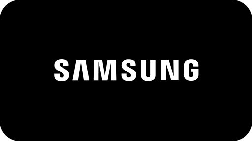 The image shows the white "SAMSUNG" logo centered on a black background, directly relating to the post announcing that Sui Network and USDC are being integrated into Samsung Wallet across 82 million Galaxy devices in the U.S.