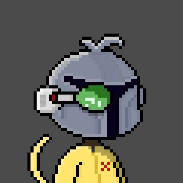 A pixel art illustration of a smoke-breathing monkey character wearing a hoodie and yellow shirt, accompanying a post promoting the free mint NFT project @MonkeyHoodNFT and its utility features.