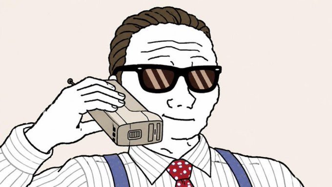 "Billions $WOJAK onETH" is a reference to an image posted by someone named Billions Wojak, which has been tagged with the hashtag #ethics. The image features a man wearing sunglasses and a tie, holding a phone in his hand while talking on it. This post seems to be discussing ethical issues or promoting a particular viewpoint related to ethics.