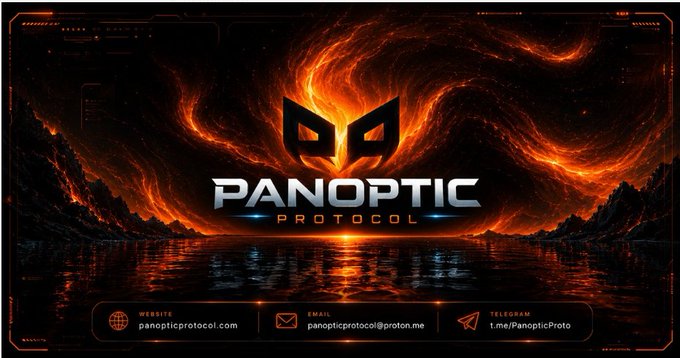 This image features a promotional poster for a game called "PANOPTIC protocol". The background of the poster is dark, with red flames coming out of it, creating an intense atmosphere that matches the fiery theme of the game. In the center of the poster, there's a logo for Panopto, and on either side of this logo are two lines in white text that say "End of Season 1". This suggests that the game is designed to end after the first season. The game itself was released as part of @quipnetwork NFT launchesite and offers a unique strategy plan called "@quipnetwork WL - smart moves before the finish line: maximize your Nucleus reputation score in the final days #(it carries over)". This strategy allows players to secure a higher Nucleus reputation score at the end of season 1, ensuring that they have priority for the upcoming season. The game also offers an option to share the content with friends through a link provided on the poster.