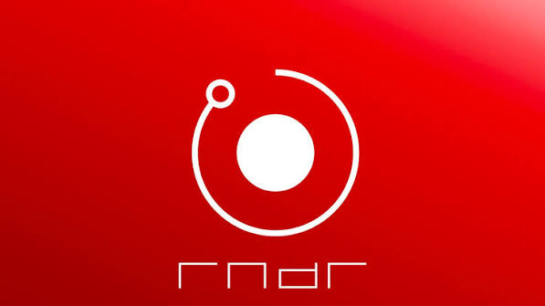 A white stylized eye logo on a red gradient background with Korean text "ㄲㄴㄷㄹ" below it.