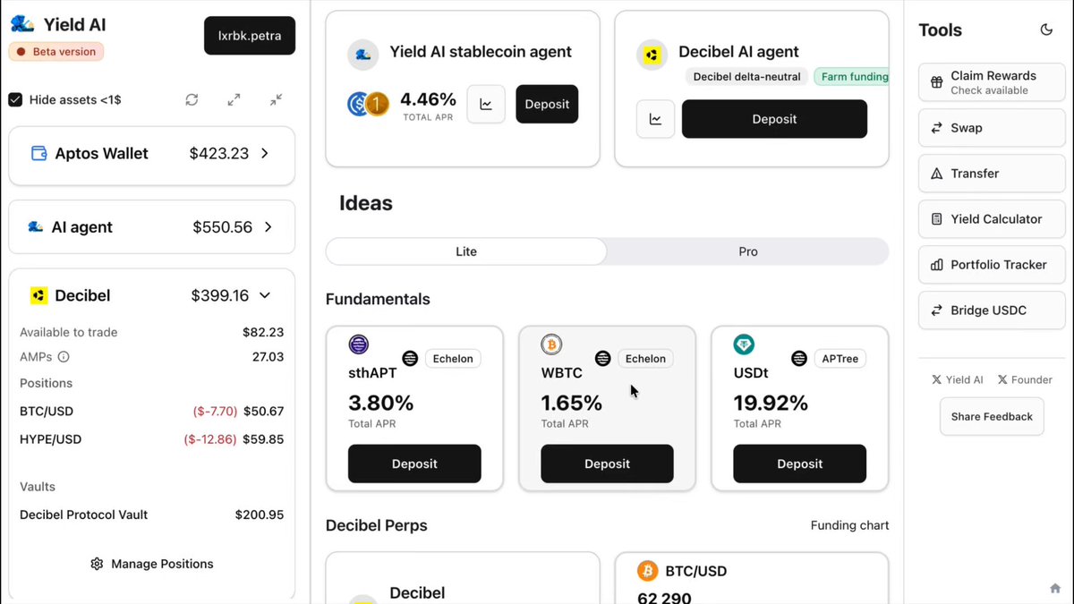 In the image, there's a website called "yield AI" that provides information about building a trading network with referral details. It seems like they are offering tools for traders to monitor their performance and track their referrals effectively. The website has several features such as tracking volume, earned AMPs (additional trading account balances), and other key metrics related to trading activities in a simple dashboard layout. However, the image does not provide any specific information about how it relates to the post on social media advertising or user engagement.