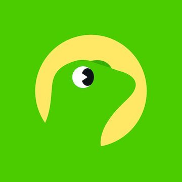 A stylized green bird mascot with a yellow outline and an open beak is centered on a bright green background, likely representing Injective's branding. The image complements the announcement about CoinGecko's new report on Injective, emphasizing the community-driven success and token burn achievements highlighted in the post.