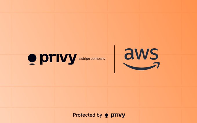 This image features the logos of Privy, "a stripe company," and AWS, highlighting their partnership for enhanced agent capabilities with autonomous payments.