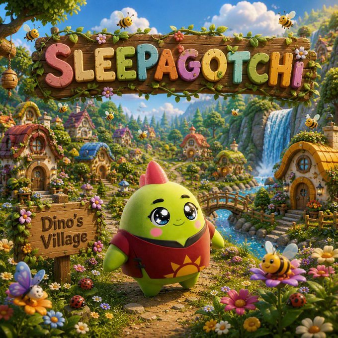 "@Sleepagotchi is evolving from a simple sleep-to-earn app into: 'The Intelligence Layer for Health & Wellness'. The goal is bigger than tracking sleep now."