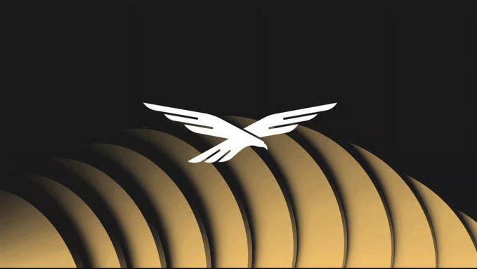 The image features a logo with an eagle and a wave design. The eagle has its wings spread wide open as if ready to take flight. The wave design adds a dynamic element to the overall composition of the logo, making it visually appealing and eye-catching. The text in the image reads "Big move for USD1", which suggests that there is some significant development or announcement related to cryptocurrency or digital currency.