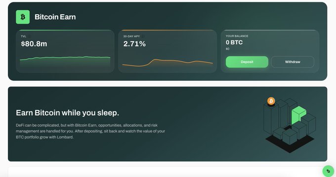 The image shows a screenshot of an ethereum wallet page displaying various financial data. The main focus of the screen is the Bitcoin Earn feature, which provides information about earning Bitcoins. Other details visible are the coin's current value at 1.8btc, along with interest rates and other important cryptocurrency data. The overall appearance is quite organized and informative, providing users with a clear understanding of the investment opportunities available on this particular platform.