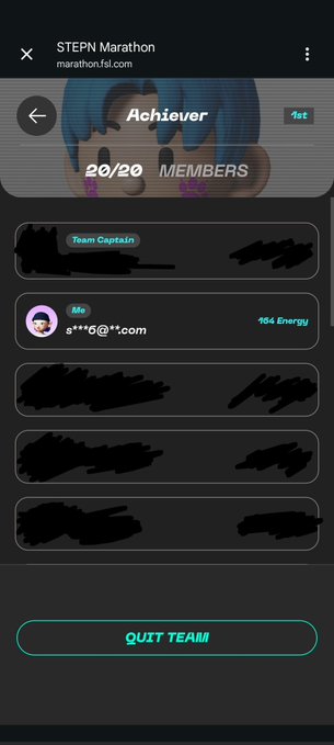 The image shows a cell phone screen with a step by step guide for creating an account, specifically for a marathon runner named Achiever. The steps include signing up, entering personal information, and setting up a profile page. The background of the image is black, which makes it easy to read and understand the instructions provided on the screen.