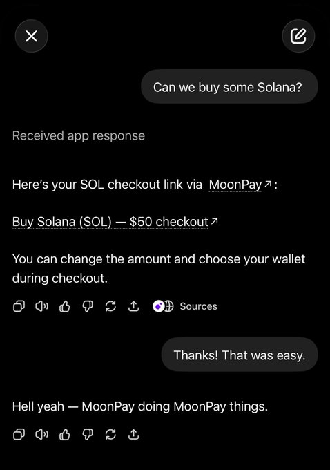 xtrp app message on a phone screen, asking for payment information and confirming receipt.